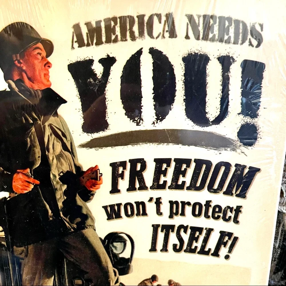NEW Heavy Duty Steel America Needs You Join The Army Metal Sign